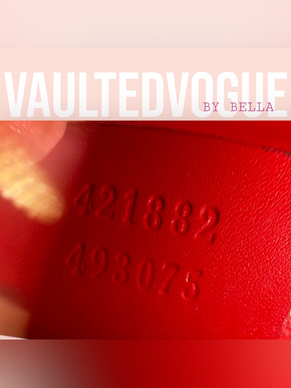 ❤️ Gucci Sylvie Small Shoulder Bag | Red Leather | Web Stripe | Authentic ❤️ - Picture 9 of 16